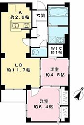 Diamond Valley ダイヤモンドバレー 2LDKの間取図画像