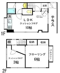エスペランサ 2LDKの間取り