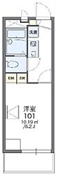 レオパレス友愛 1Kの間取図画像