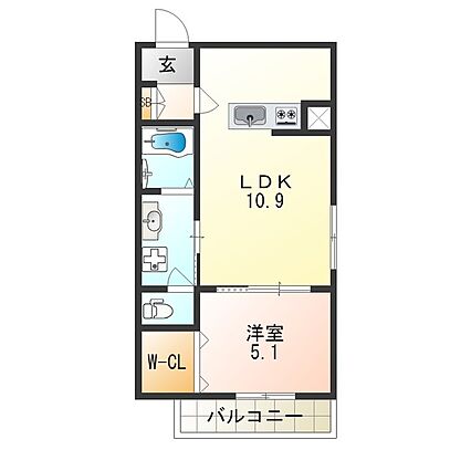 フィユフラッツ中桜塚_間取り_0