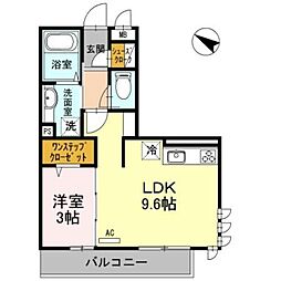 GraceHouse 1LDKの間取図画像