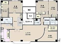 クレート小石川 4LDKの間取図画像