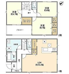 Ｋｏｌｅｔ岩槻北 3LDKの間取り