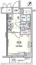 LEXEAZESTAKABANE 1Kの間取図画像