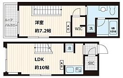 Fullea本郷 1LDKの間取図画像