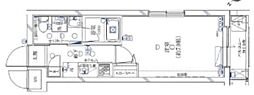 GALICIA下丸子 1Kの間取図画像