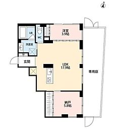 砧4丁目プロジェクト 1SLDKの間取図画像