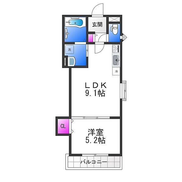 同じ建物の物件間取り写真 - ID:227074808675