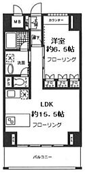 ロジュマン湘南 1LDKの間取図画像