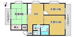 ヨノコーポ 3DKの間取図画像