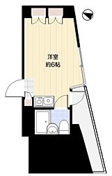 エトワール目白台 ワンルームの間取図画像