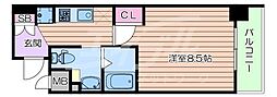 Firstfiore京橋EAST 1Kの間取図画像