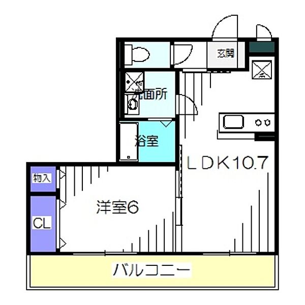 シャルマン　シャンブル ｜大阪府堺市北区中長尾町４丁(賃貸アパート1LDK・1階・39.99㎡)の写真 その2