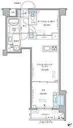 パークアクシス文京本郷 1SLDKの間取図画像
