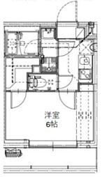 Alivis船橋夏見 1階1Kの間取り