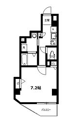 DeLCCS池袋本町 2階1Kの間取り