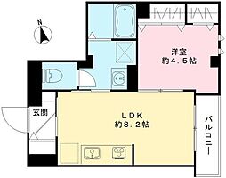 ジュノス豊玉(TOKYO ZERO EMISSION HOU 1LDKの間取図画像