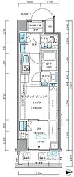 品川区東品川4丁目マンション 1LDKの間取図画像