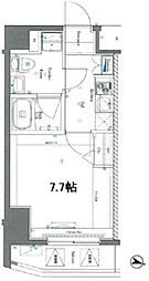 AZEST東十条 4階1Kの間取り