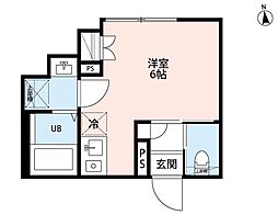 CASA・K 八広 ワンルームの間取図画像