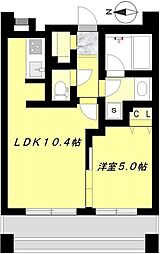 エスティメゾン笹塚 10階1LDKの間取り