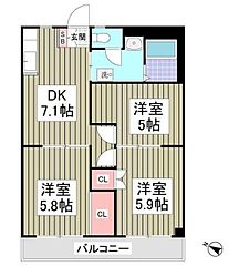 物件の間取り