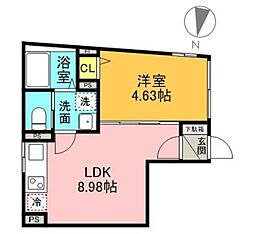Majestic Life 三軒茶屋 1LDKの間取図画像
