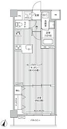 目黒テラス 1階1LDKの間取り