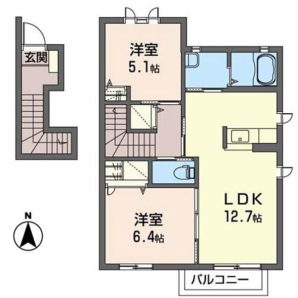 画像2:間取図