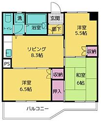 ピアチェーヴォレ 6階/-