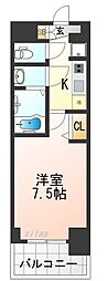 Osaka Metro中央線 朝潮橋駅 徒歩3分の賃貸マンション 3階1Kの間取り