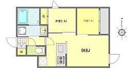 MONOLITH錦糸町 301 3階2DKの間取り