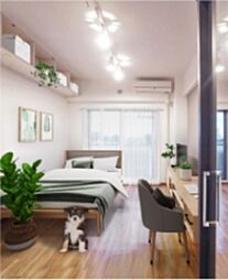 サンヴェール府中 108 1階1Kのリビング/ダイニング