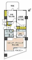 ディアナガーデン恵比寿 11階1SLDKの間取り
