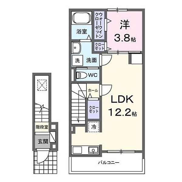 同じ建物の物件間取り写真 - ID:214058946048