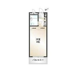 メゾン有楽町 ワンルームの間取図画像