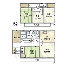 北入曽戸建 1階5SDKの間取り