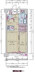 プレサンス十条凛華 1LDKの間取図画像