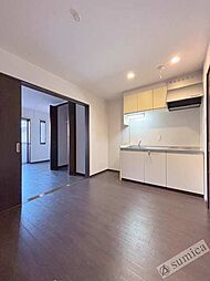 JR片町線(学研都市線) 放出駅 徒歩10分の賃貸アパート 2階1DKのリビング/ダイニング