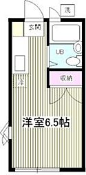 ローレル横濱壱番館 ワンルームの間取図画像