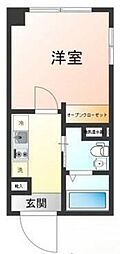 Aletta大島 1Kの間取図画像