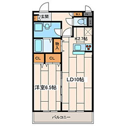 グラン・メゾン 1LDKの間取図画像
