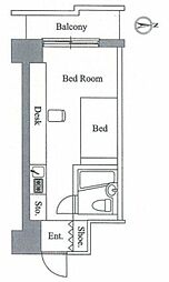 アレックス日乃本 ワンルームの間取図画像
