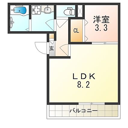 プレジール萱島_間取り_0