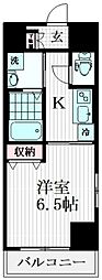 VILLATREESIDE 1Kの間取図画像