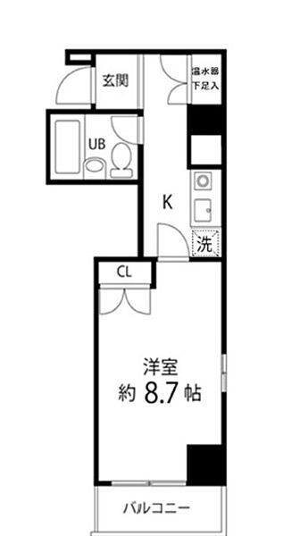 ハイリーフ芝大門 ｜東京都港区芝大門２丁目(賃貸マンション1K・2階・30.69㎡)の写真 その2