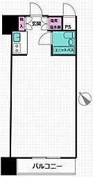 藤和伊勢佐木町ハイタウン ワンルームの間取図画像