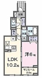 間取図画像 1LDK