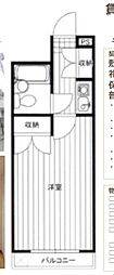 グレイス八王子 1Kの間取図画像