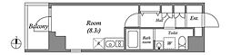QUALITAS押上業平 ワンルームの間取図画像